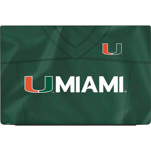 University of Miami Green Jersey Dell Vostro Skin